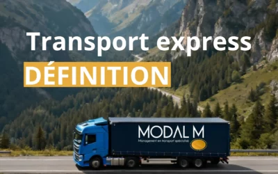 Transport express : définition, délais et types de prestations en 2026